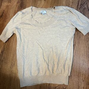 Oatmeal/Beige Top from Loft, size M